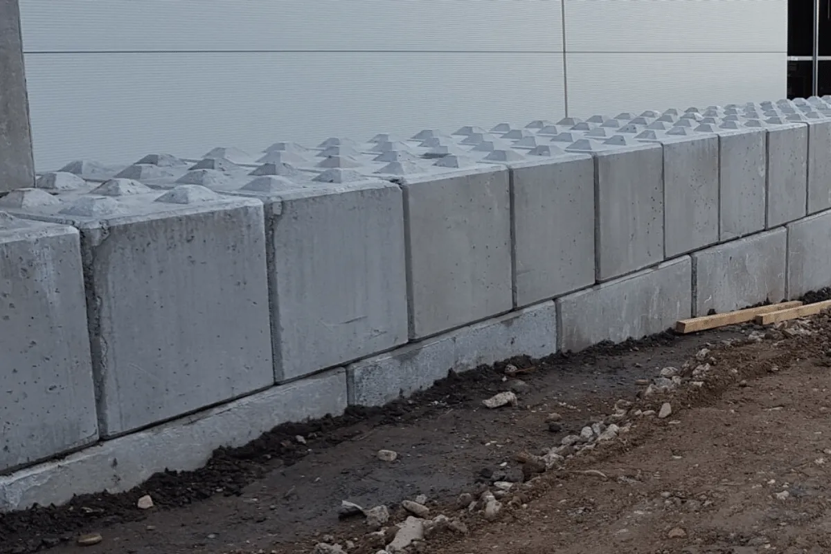 Roctek concrete services on a jobsite